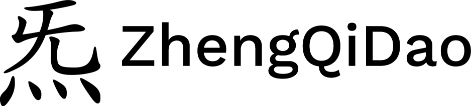 ZhengQiDao-logo-zwart